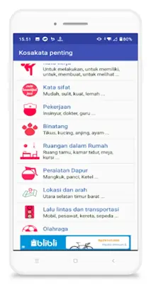 Belajar Bahasa Jepang Lengkap android App screenshot 1